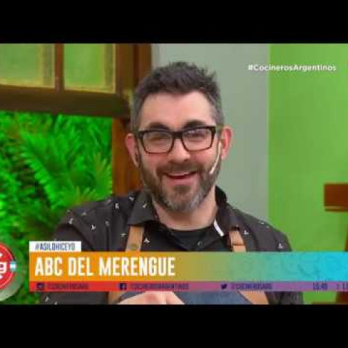 Tarta de dulce de leche y merengue