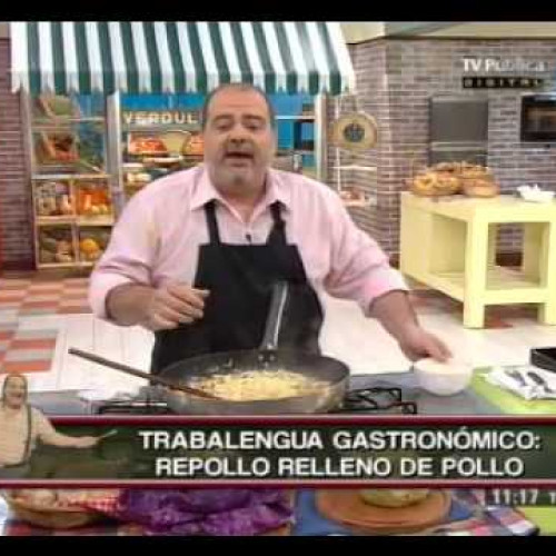 Repollo relleno de pollo