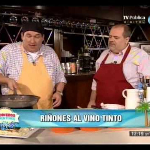 Riñoncitos al vino tinto