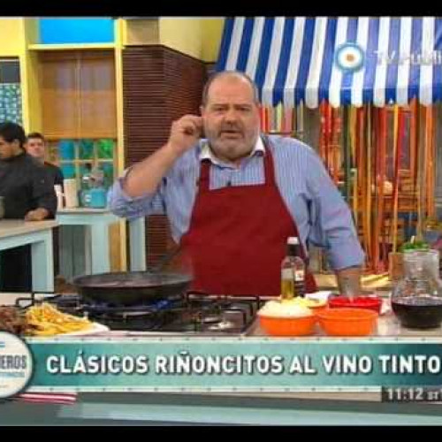 Riñones al vino tinto