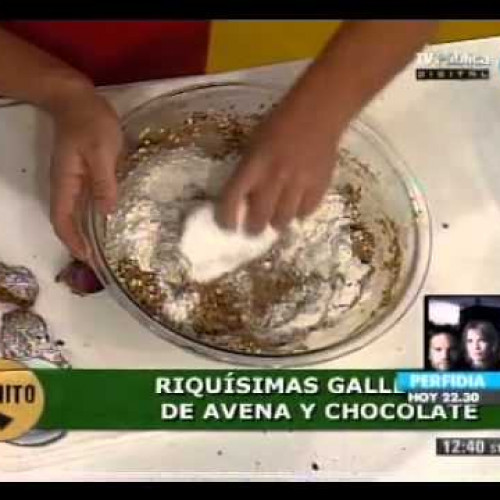 Riquísimas galletitas de chocolate y avena y fáciles trufas de dulce de leche