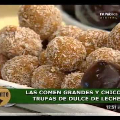 Riquísimas galletitas de chocolate y avena y fáciles trufas de dulce de leche