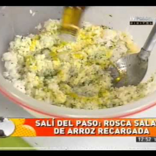 Rosca salada de arroz recargada
