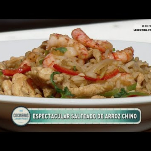 Salteado de arroz chino