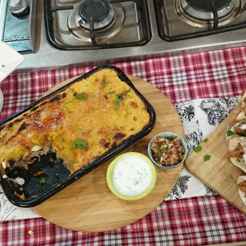 Tacos de bondiola braseada