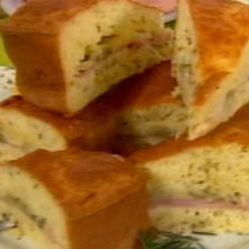 Tarta de las cucharadas: Jamón y queso