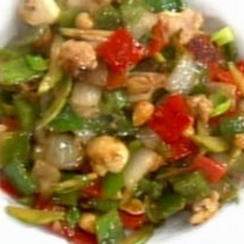 Tentadores salteados orientales a la chapa