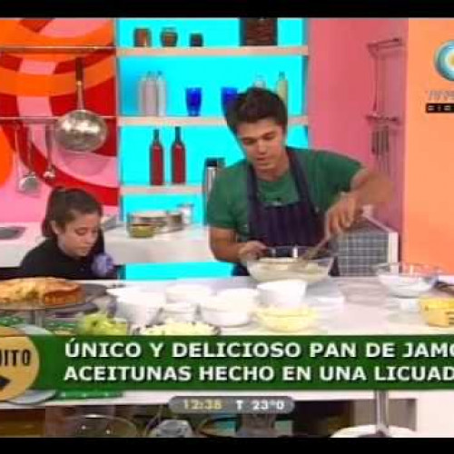 Todo en licuadora: Pan de  aceitunas y espectacular torta de manzanas