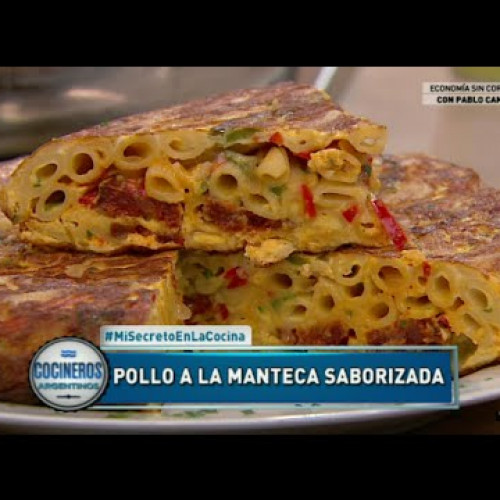 Tortilla de fideos reciclada