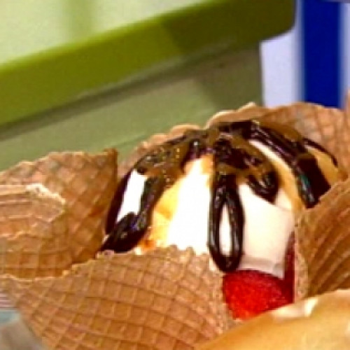 Tulipas y cucuruchos caseros