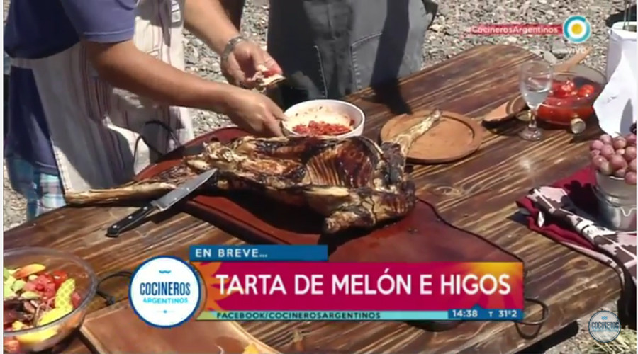 Chivito colgado sanjuanino Cocineros Argentinos