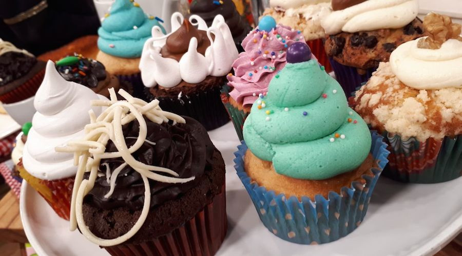 Cupcakes coloridos Cocineros Argentinos