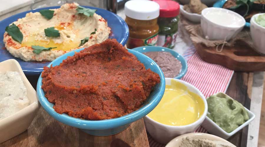 Falafel y hummus Cocineros Argentinos