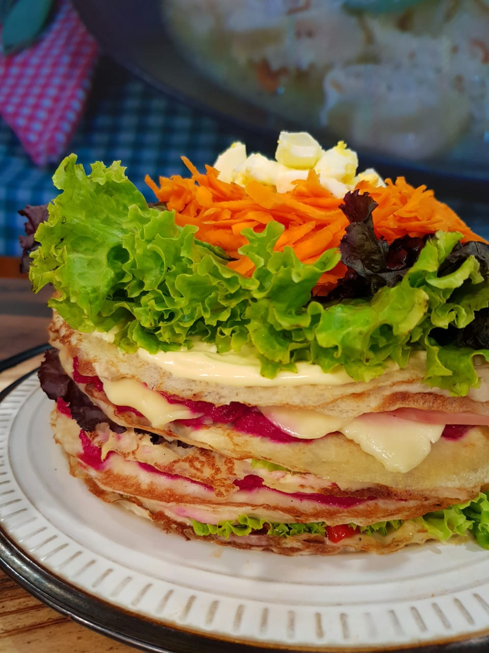 Torre de panqueques - Cocineros Argentinos