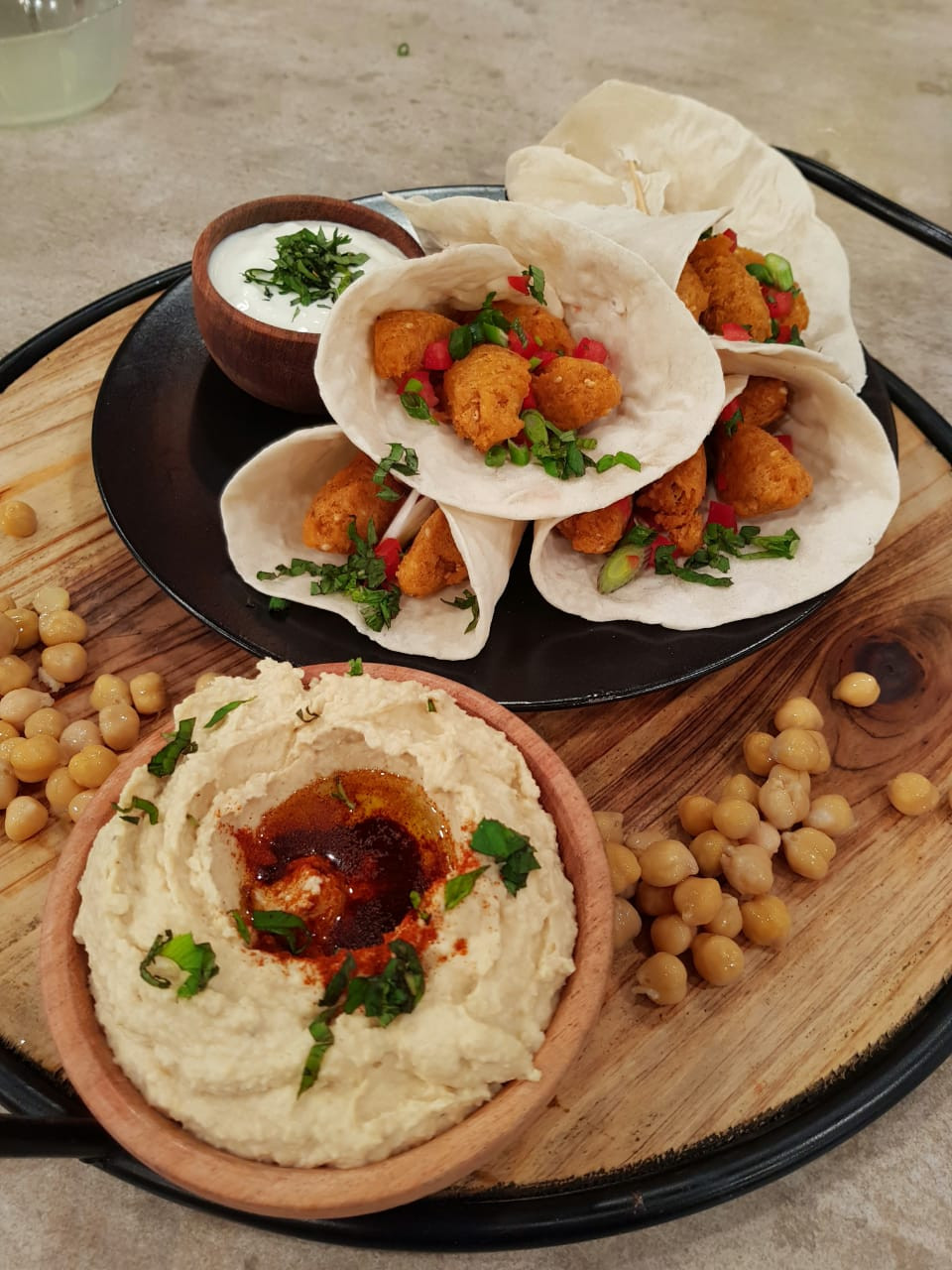 Hummus y falafel - Cocineros Argentinos