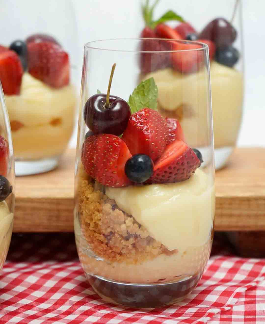 Crema Pastelera Cocineros Argentinos TRIFLE DE CREMA PASTELERA - Cocineros Argentinos