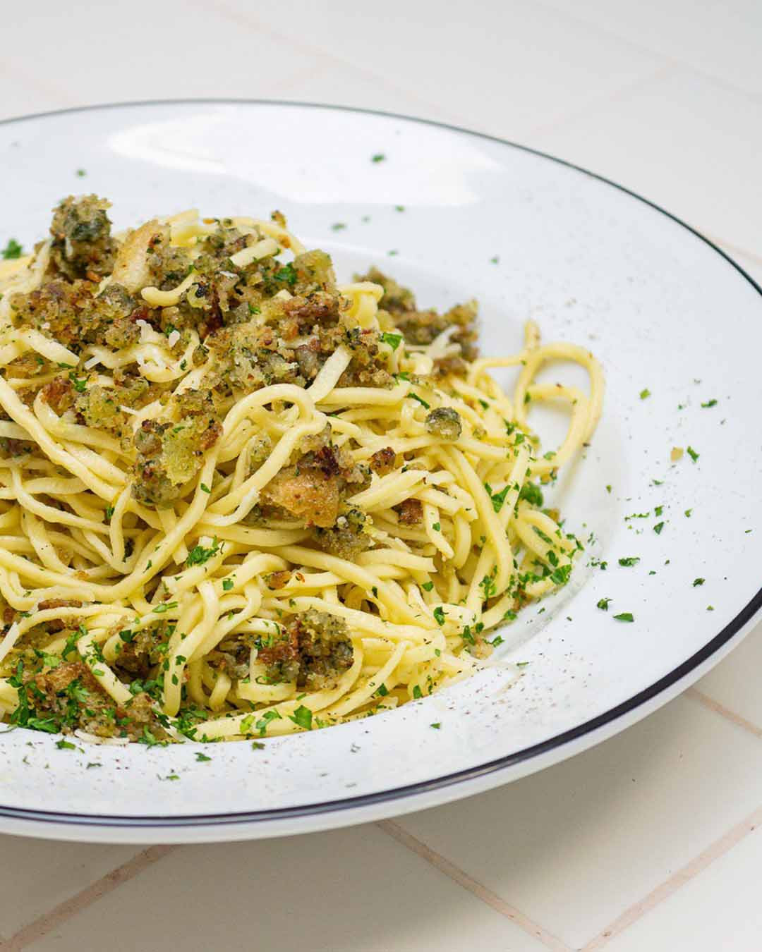 PASTA ITALIANA CON CROCANTE Cocineros Argentinos