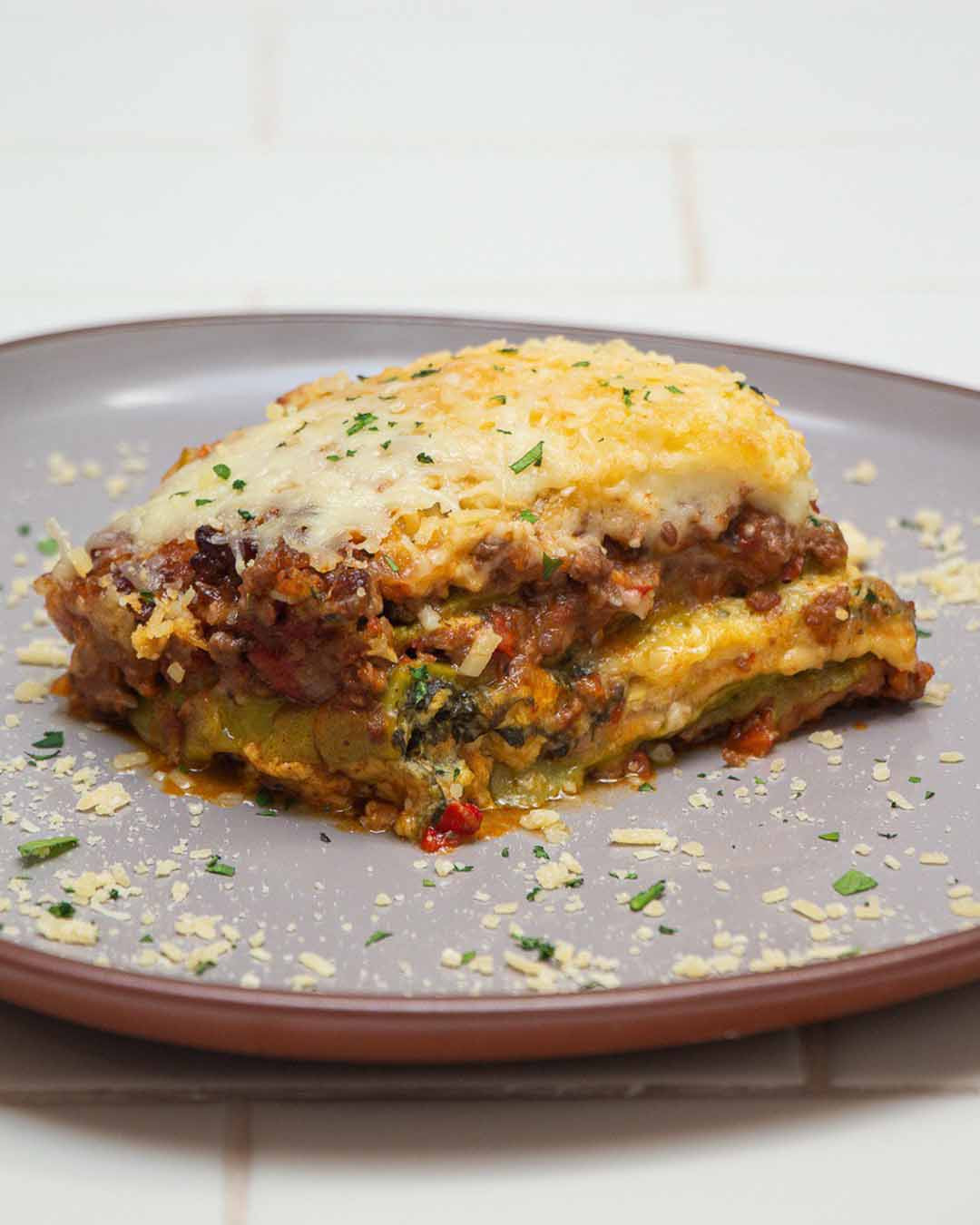 LASAÑA DE ESPINACA, JAMÓN Y QUESO Cocineros Argentinos