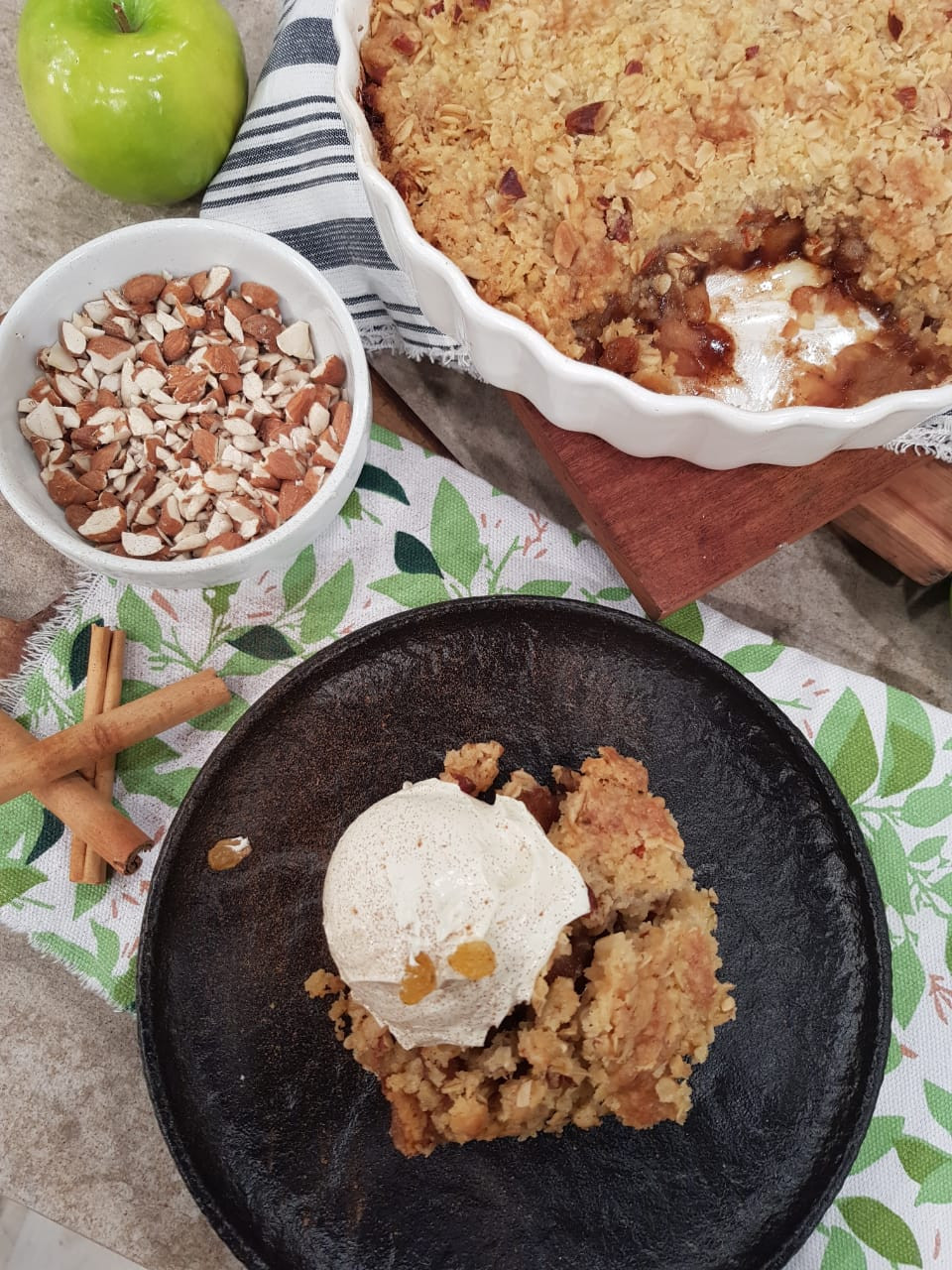 Crumble de manzana - Cocineros Argentinos