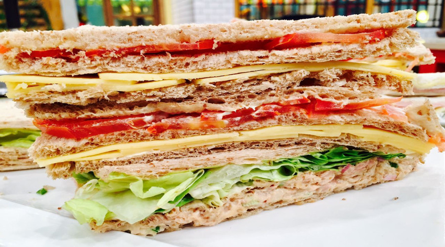 Sándwiches de miga livianitos Cocineros Argentinos