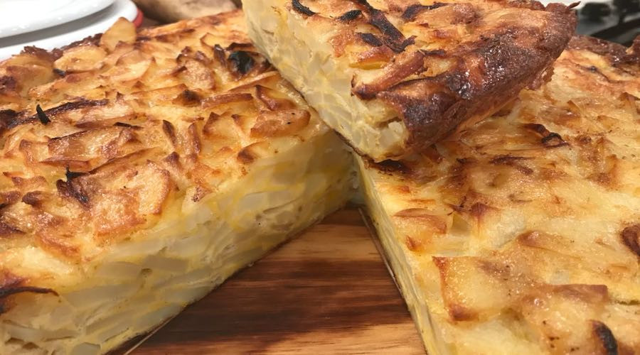Súper tortilla de papas Cocineros Argentinos