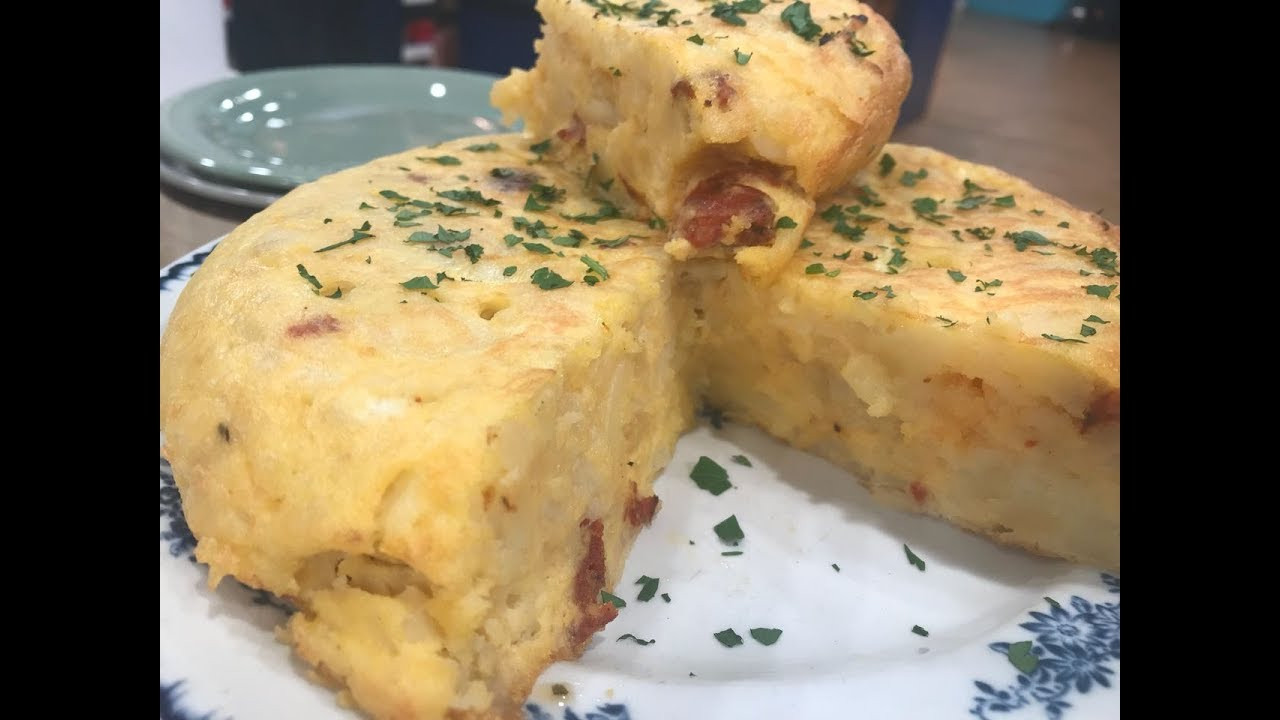 Tortilla de papas española en rodajas Cocineros Argentinos
