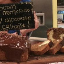 Budín marmolado café con leche