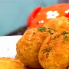 Croquetas de mondongo y vegetales