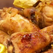 Pollo a la narnaja, al curry y oriental