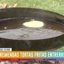 Tortas fritas con dulce de leche federal