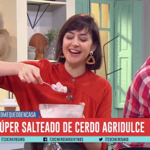 SALTEADO DE CERDO AGRIDULCE