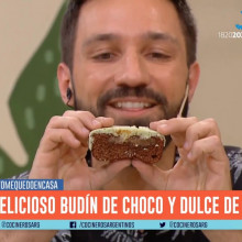 BUDÍN DE CHOCOLATE Y DULCE DE LECHE