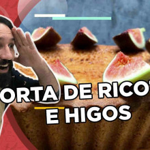 TORTA DE RICOTA E HIGOS