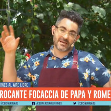 FOCACCIA DE PAPA Y ROMERO