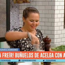 BUÑUELOS DE ACELGA CON ALIOLI