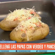 ESCALOPES CON PAPA RELLENA