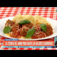 ALBÓNDIGAS CON PURÉ DE PAPA