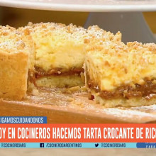 CROCANTE DE RICOTA Y DULCE DE LECHE