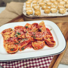 CAPELETTIS RELLENOS DE OSSOBUCO