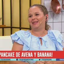 PANCAKES DE AVENA Y BANANA