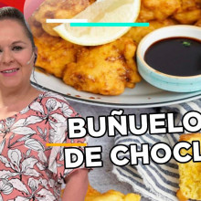 BUÑUELOS DE CHOCLOS CON MIEL