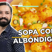 SOPA DE ALBÓNDIGAS DE MAÍZ