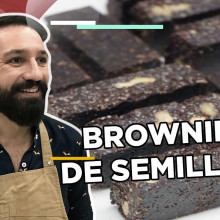 BROWNIE DE SEMILLAS