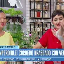 CORDERO BRASEADO CON VEGETALES ASADOS