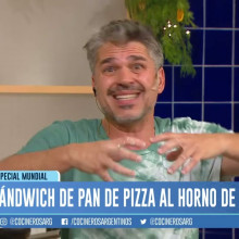 SANDWICH CON PAN DE PIZZA