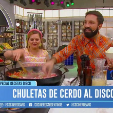 CHULETAS DE CERDO AL DISCO