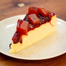 CHEESECAKE CON MEMBRILLO