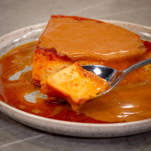 FLAN CON LECHE CONDENSADA