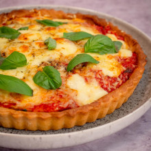 TARTA DE BERENJENAS A LA PARMESANA