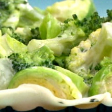 Tartines de brócoli y atún